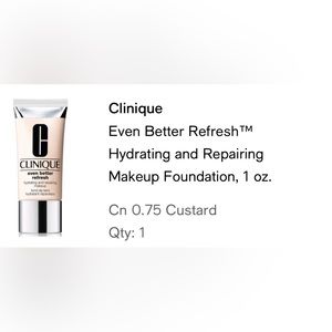 CLINIQUE Even Better Refresh Hydrating and Repairing Makeup (Custard)